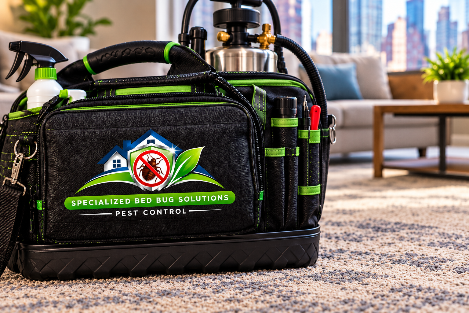 Specialized Bed Bug Solutions Pest Control certified technician Atlanta